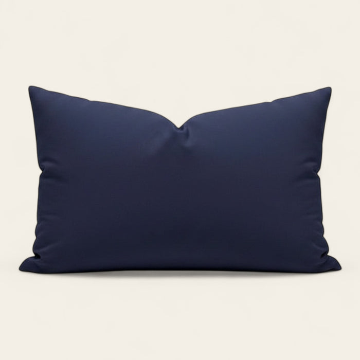 Pillow Cover – Plain Stretch Lumbar – Midnight Navy