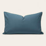 Pillow Cover – Plain Stretch Lumbar – Stormy Blue