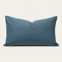 Pillow Cover – Plain Stretch Lumbar – Stormy Blue