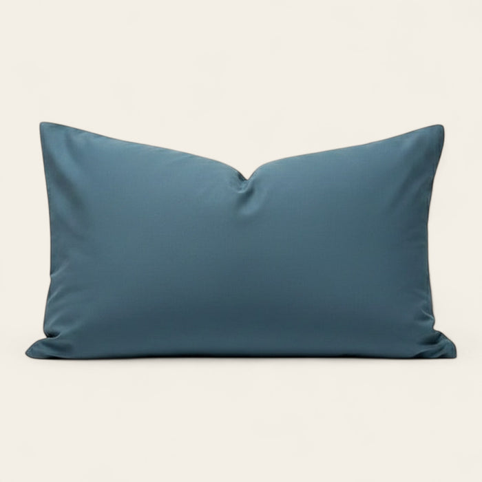 Pillow Cover – Plain Stretch Lumbar – Stormy Blue