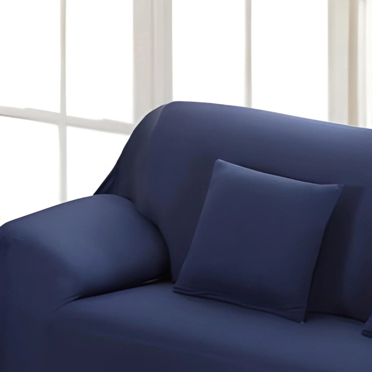 Pillow Cover – Plain Stretch – Midnight Navy