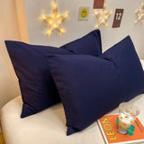 Pillow Cover – Plain Stretch Lumbar – Midnight Navy