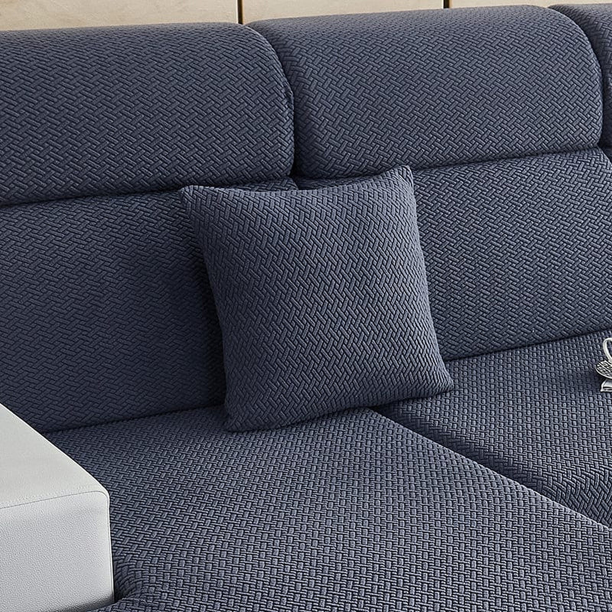 Pillow Cover – Basket Weave – Midnight Navy