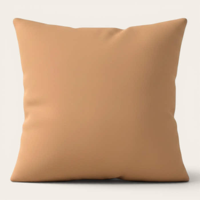 Pillow Cover – Plain Stretch – Ochre