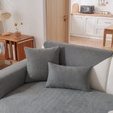 Pillow Cover – Herringbone Knit – Pearl Grey
