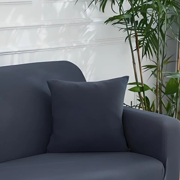 Pillow Cover – Plain Stretch – Slate