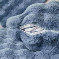 Pillow Cover – Velvet Brick – Stormy Blue
