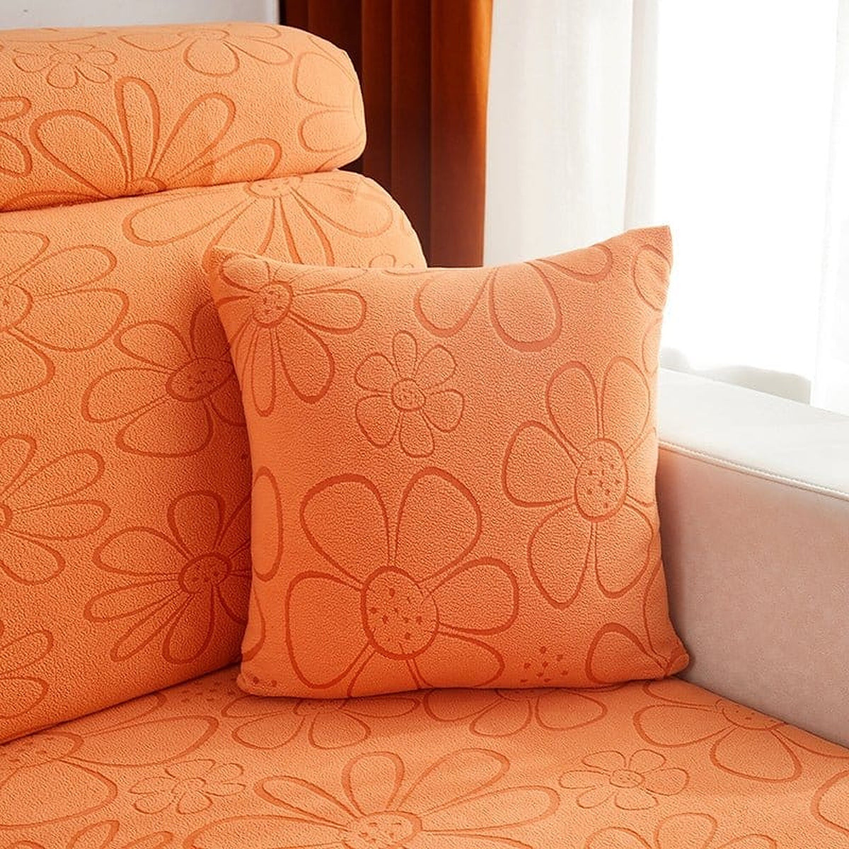 Pillow Cover – Floral Bloom – Terracotta