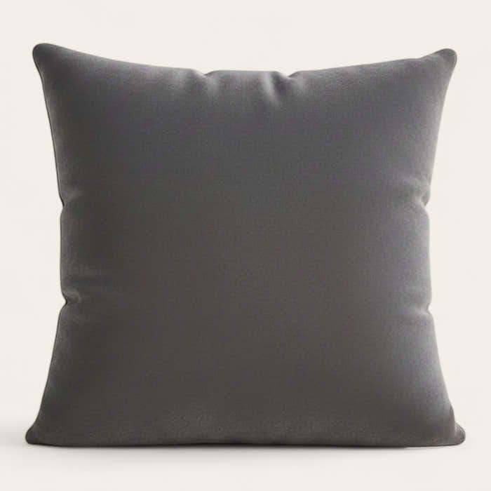 Pillow Cover – Plain Stretch Wide – Charcoal