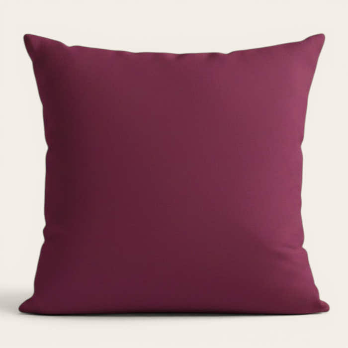 Pillow Cover – Plain Stretch – Wine