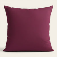 Pillow Cover – Plain Stretch – Wine