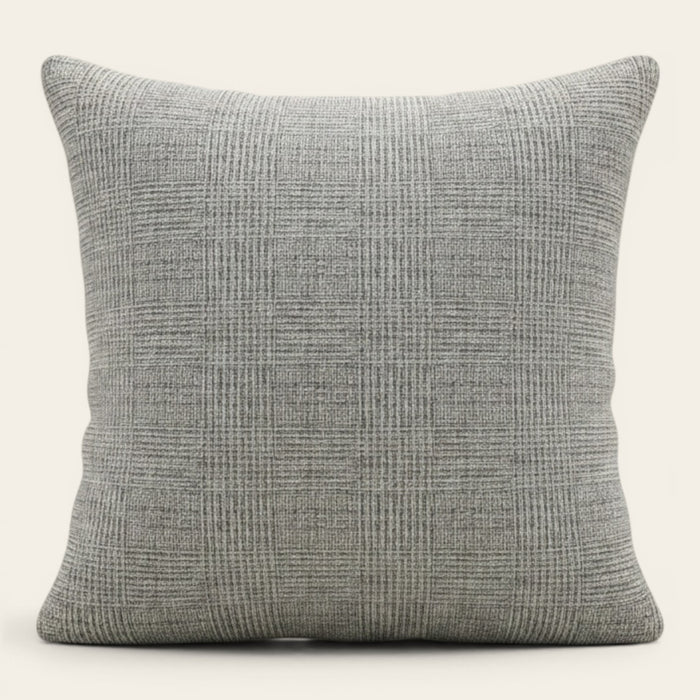 Pillow Cover – Ribbed Knit – Pearl Grey