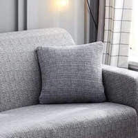 Pillow Cover – Ribbed Knit – Pearl Grey
