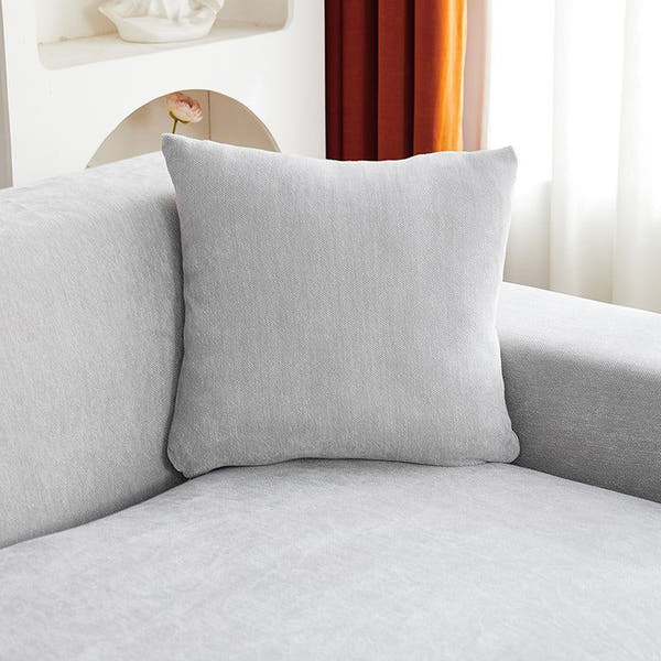 Pillow Cover – Plain Stretch Wide – Pearl Grey
