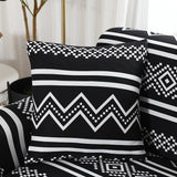 Pillow Cover – Tribal Stripe – Black & White