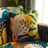 Pillow Cover – Tropical Modernist – Mustard