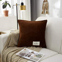 Pillow Cover – Velvet Plush Smooth – Caramel