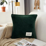 Pillow Cover – Velvet Plush Smooth – Forest