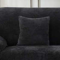 Pillow Cover – Velvet Plush – Ink Black