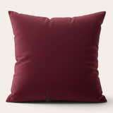 Pillow Cover – Velvet Plush – Bordeaux