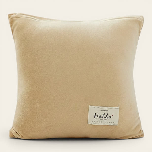 Pillow Cover – Velvet Plush – Bouclé Sand
