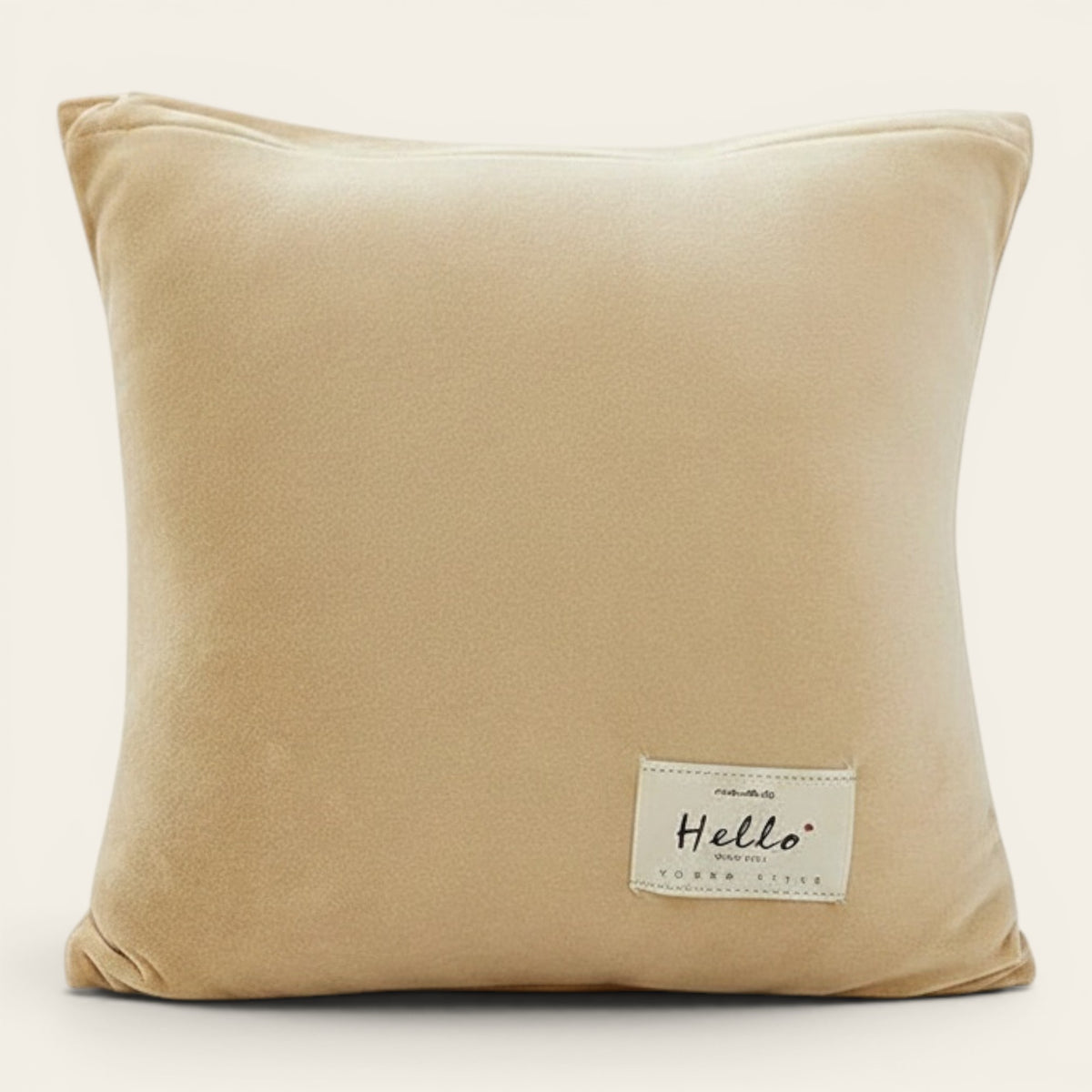Pillow Cover – Velvet Plush – Bouclé Sand