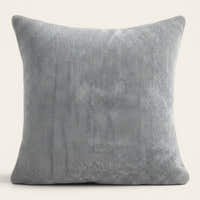 Pillow Cover – Velvet Plush – Charcoal