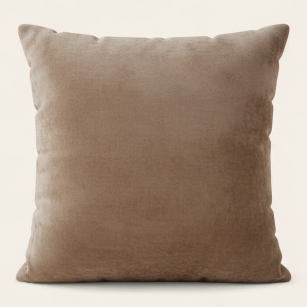 Pillow Cover – Velvet Plush – Cocoa