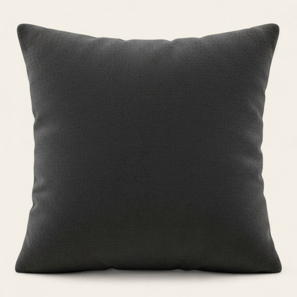 Pillow Cover – Velvet Plush – Ink Black