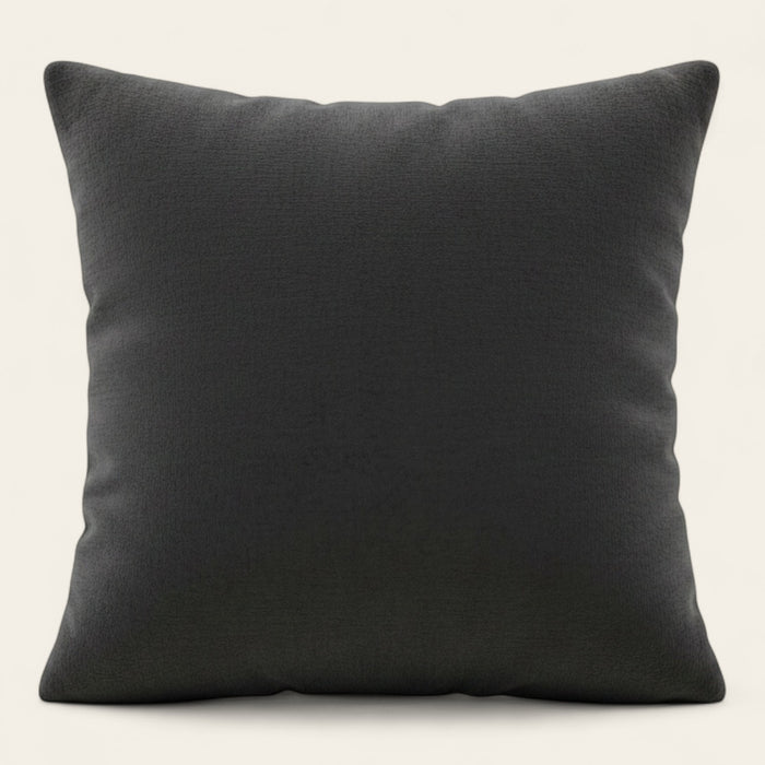 Pillow Cover – Velvet Plush – Ink Black