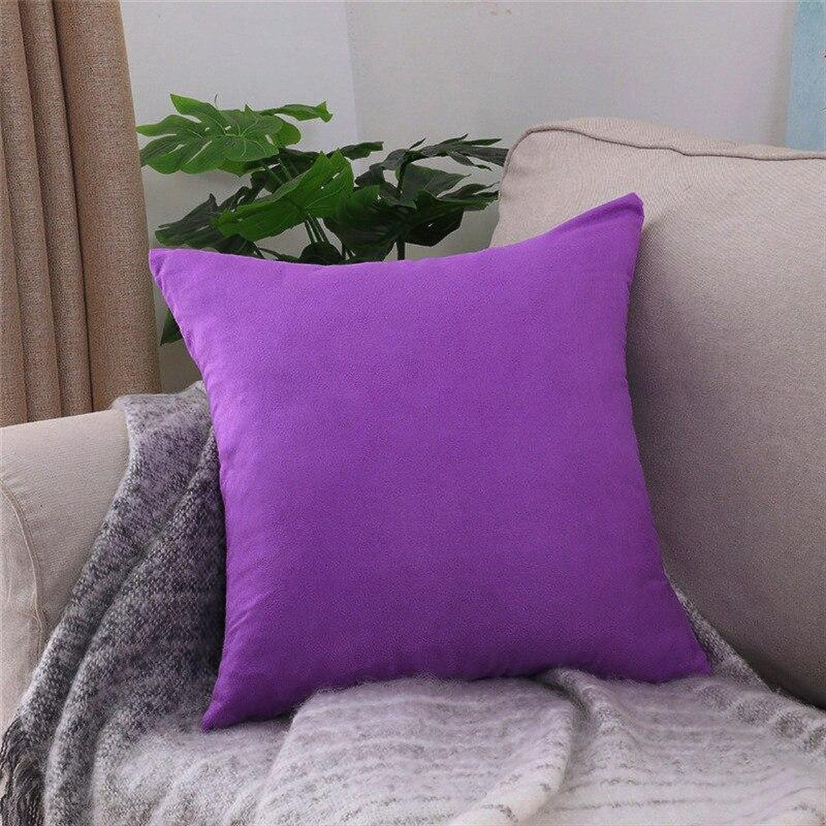 Pillow Cover – Velvet Plush – Lilac