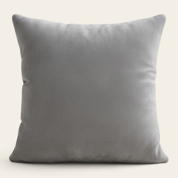 Pillow Cover – Velvet Plush – Pearl Grey