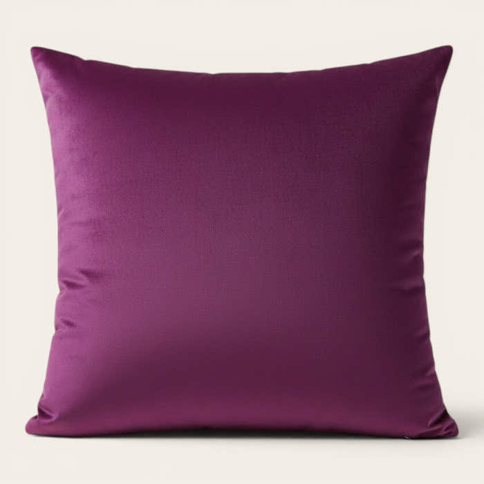 Pillow Cover – Velvet Plush – Plum