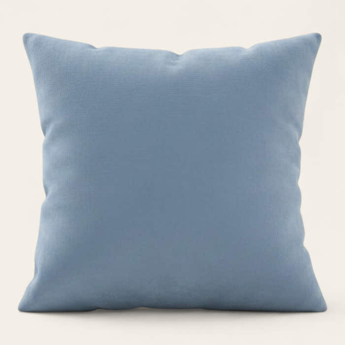 Pillow Cover – Velvet Plush – Sky Mist