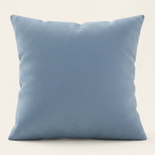 Pillow Cover – Velvet Plush – Sky Mist