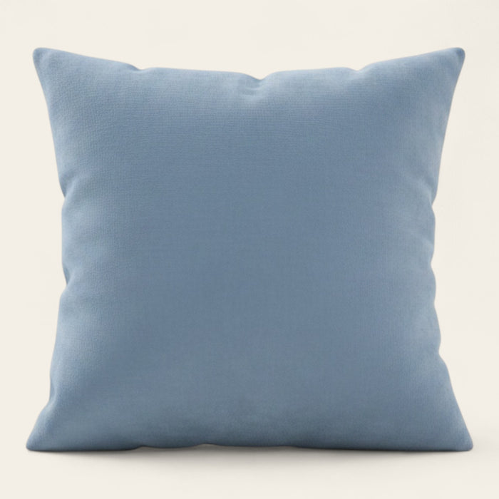Pillow Cover – Velvet Plush – Sky Mist
