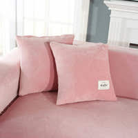 Pillow Cover – Velvet Plush – Soft Blush