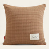 Pillow Cover – Waffle Quilt – Caramel