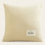 Pillow Cover – Waffle Quilt – Ivory Cream