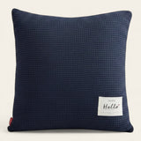 Pillow Cover – Waffle Quilt – Midnight Navy