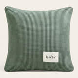 Pillow Cover – Waffle Quilt – Sage Mist