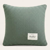 Pillow Cover – Waffle Quilt – Sage Mist