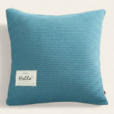 Pillow Cover – Waffle Quilt – Sky Mist