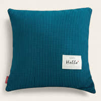 Pillow Cover – Waffle Quilt – Teal