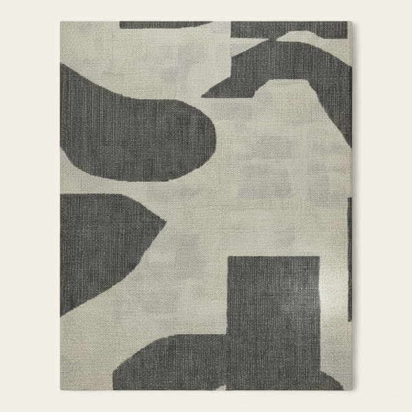 Rug – Abstract Organic – Pearl Grey