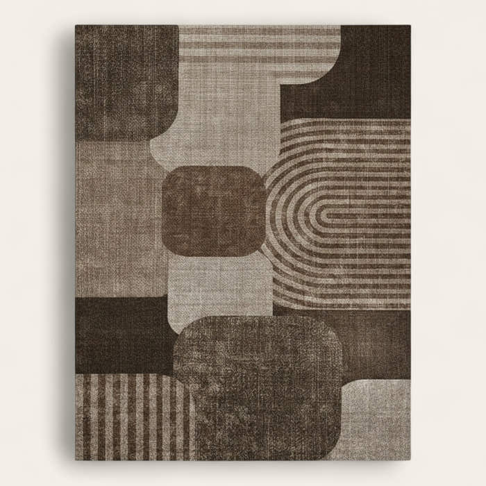 Rug – Bauhaus Block – Cocoa