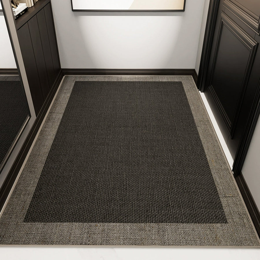Rug – Bordered Weave – Bouclé Sand