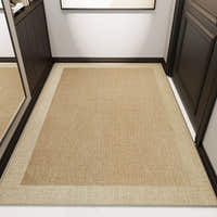 Rug – Bordered Weave – Bouclé Sand