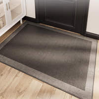 Rug – Bordered Weave – Bouclé Sand