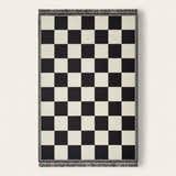 Rug – Checkerboard – Ink Black